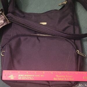 Travelon Dark Purple Crossbody Bag